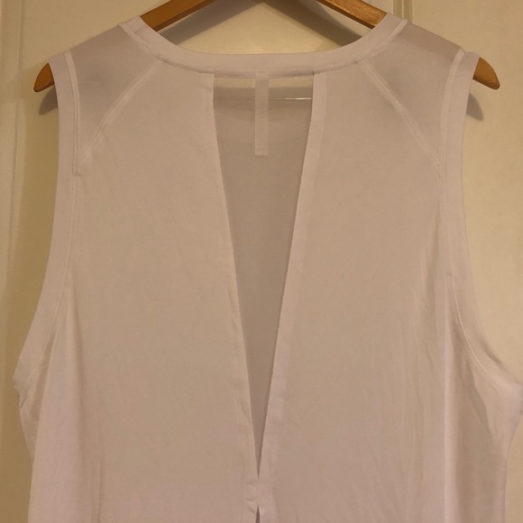 Fabletics Monet Back Tie Back Tank Top XXL White EUC - Picture 9 of 16